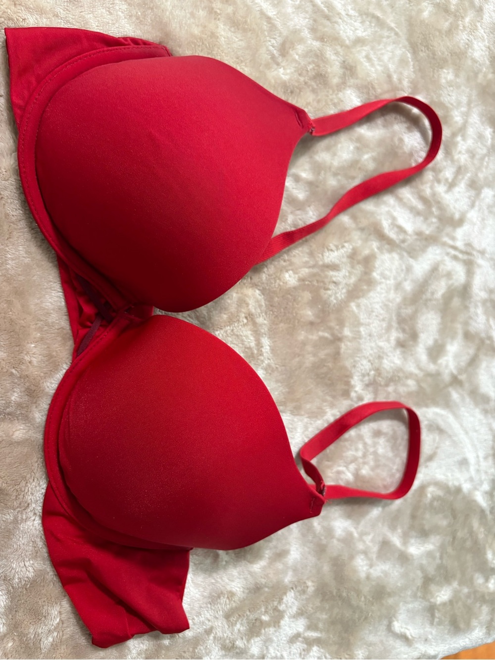 Cosmopolitan Red Multi-Way Convertible Push-Up Bra - Size 38B